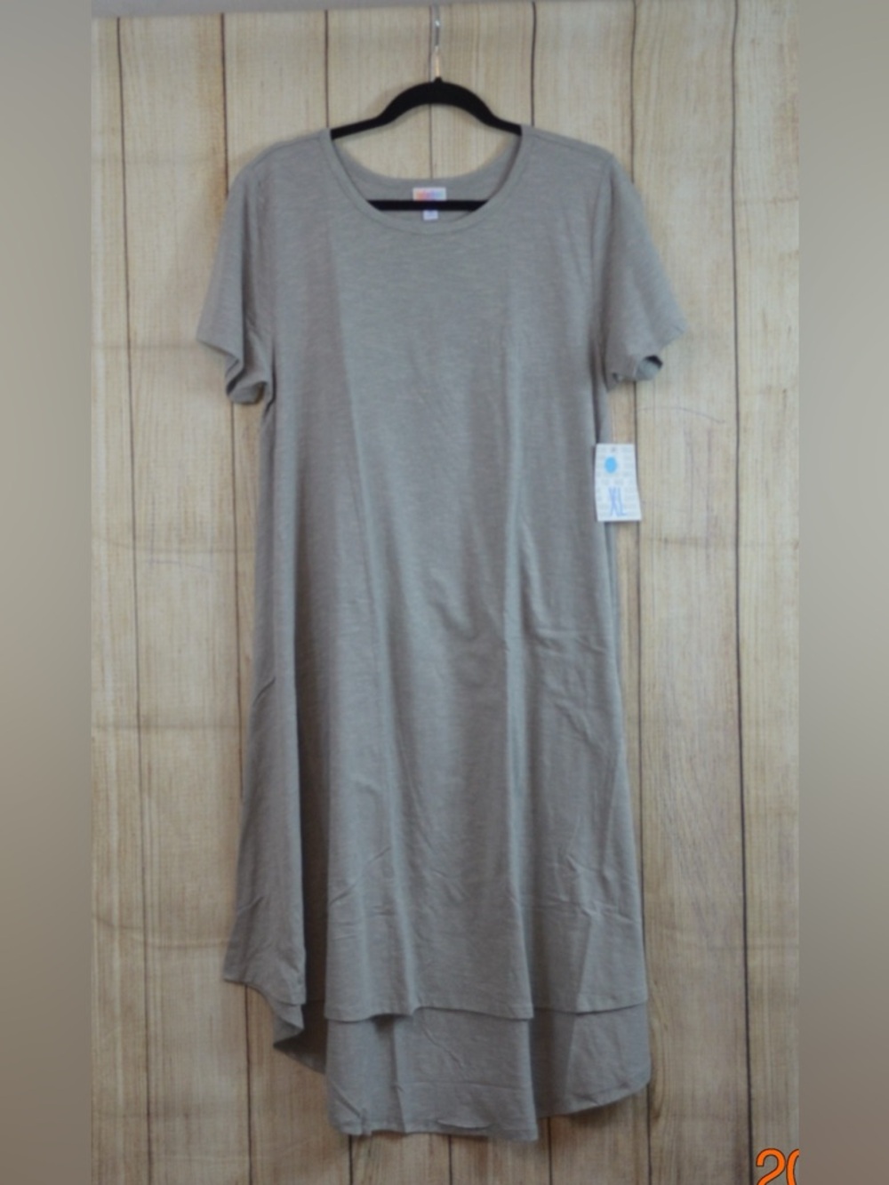 LuLaRoe Carly Short-Sleeve High-Low Dress